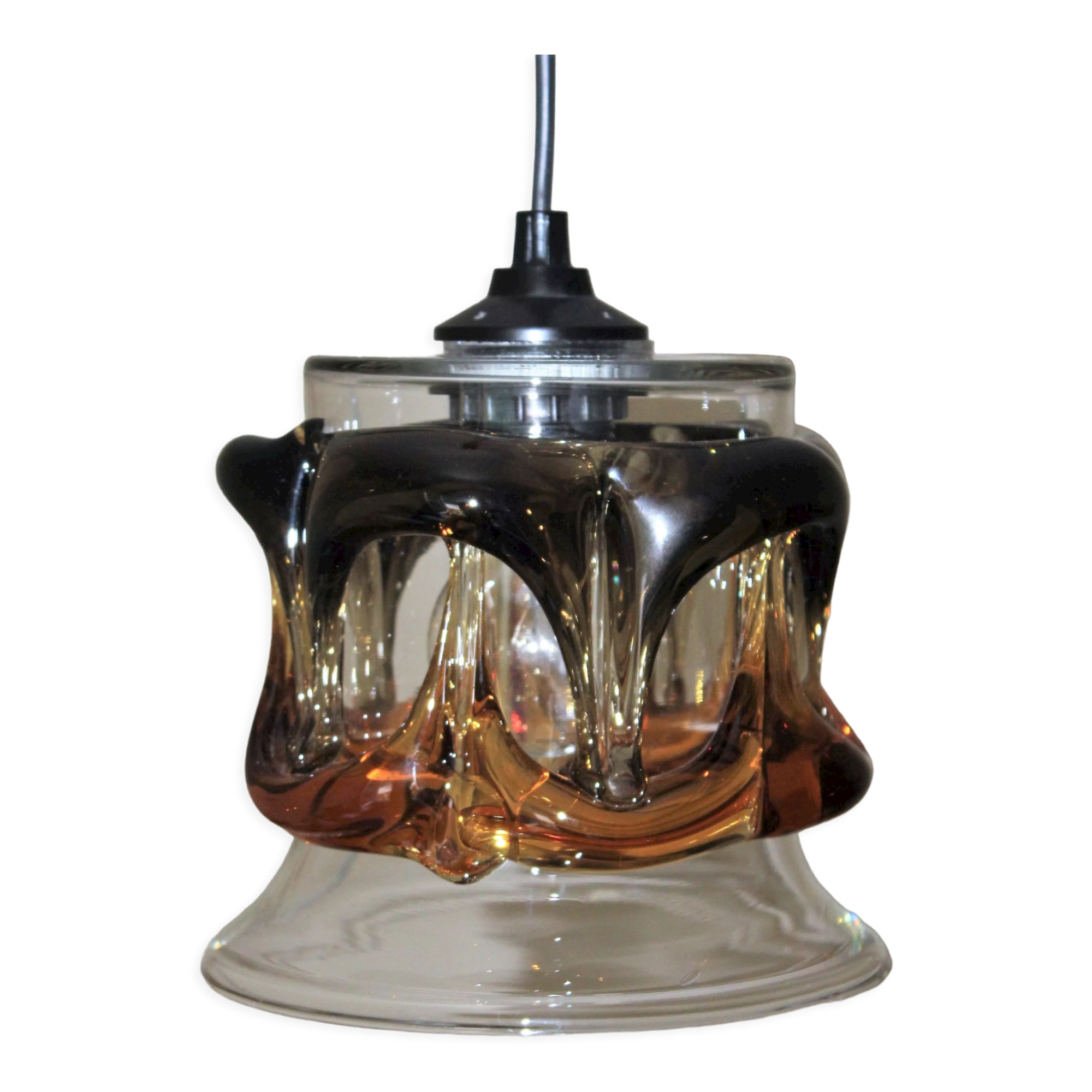 Hanging lamp glass from murano
