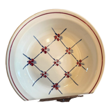 Plat saladier fleuri