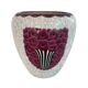 Art Deco vase, Jean Luce for Longwy, crackled glazed earthenware, 1930