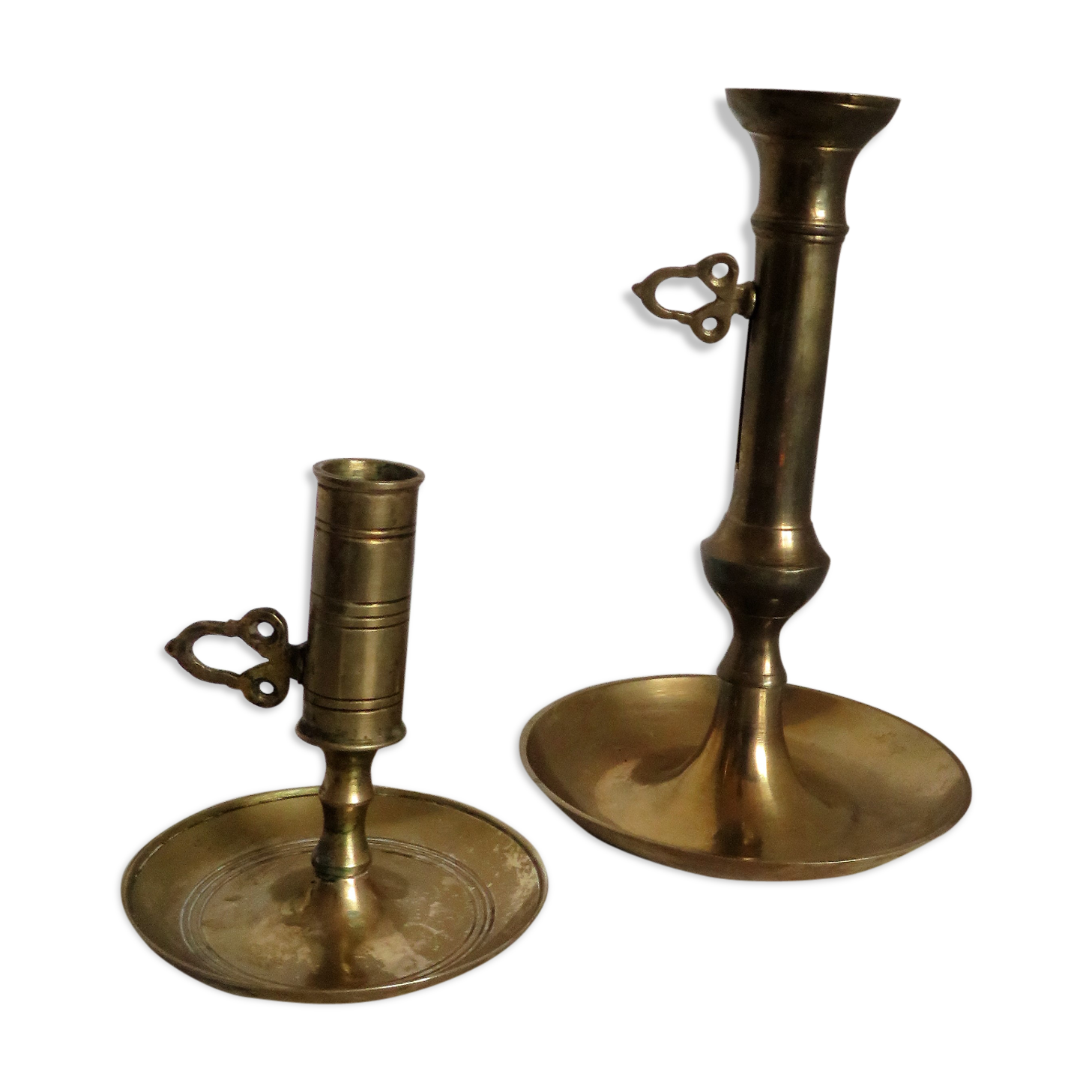 Brass candlesticks