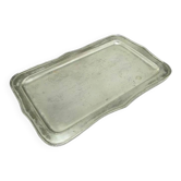 AAN Business Card Tray, Art Nouveau / Art Deco, Silver-Plated Brass
