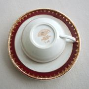 Coffee service earthenware Digoin Sarreguemines