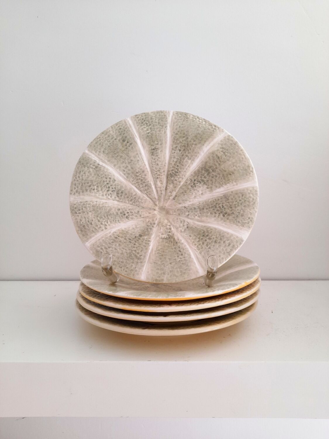 Melon plates Bordallo Pinheiro