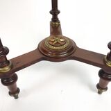 Side table Napoleon III wooden decorated with bronze