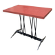Jean Prouvé table from the refreshment area of the Dancourt-les-Conflans Aeroclub.