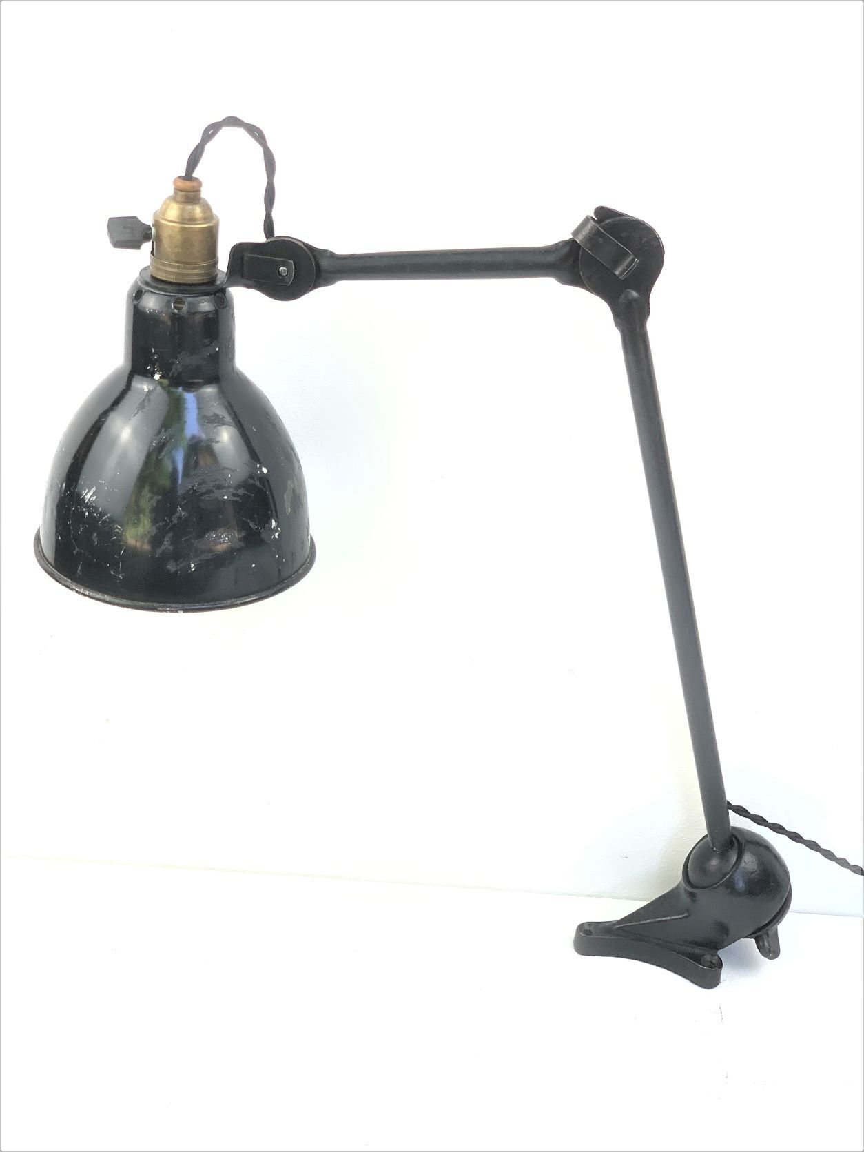 Gras ravel old lamp model 222 stamped ravel clamart