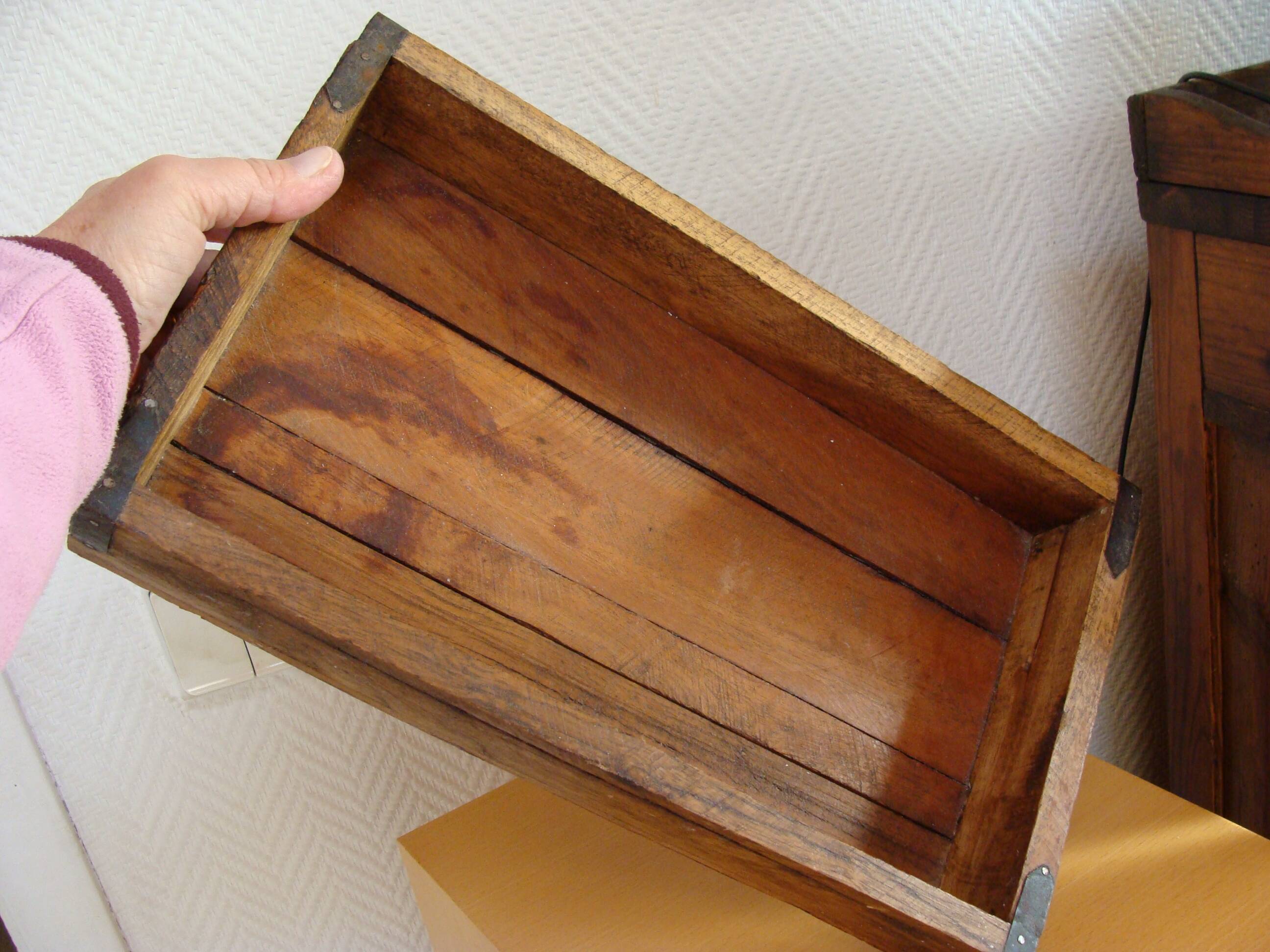 Antique wooden tray