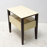Modernist side or bedside table, Czechoslovakia, 1960s