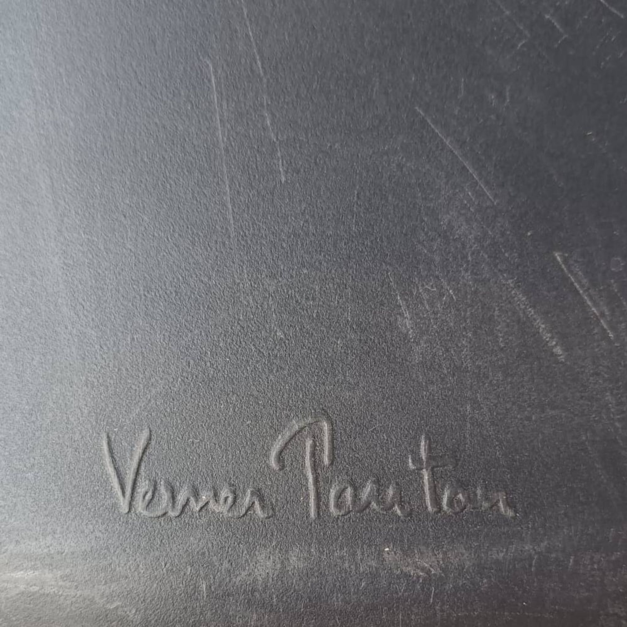 Chaise Panton noir édition Vitra
