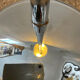 Vintage chromed metal floor lamp from the 60s-70s