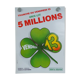 Original National Lottery poster Friday 13 trefle has 4 sheets 1985