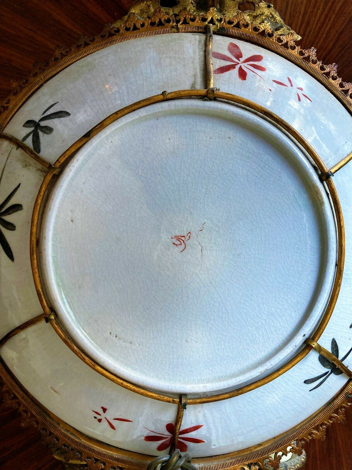 Pair of porcelain sconces from The Meiji period