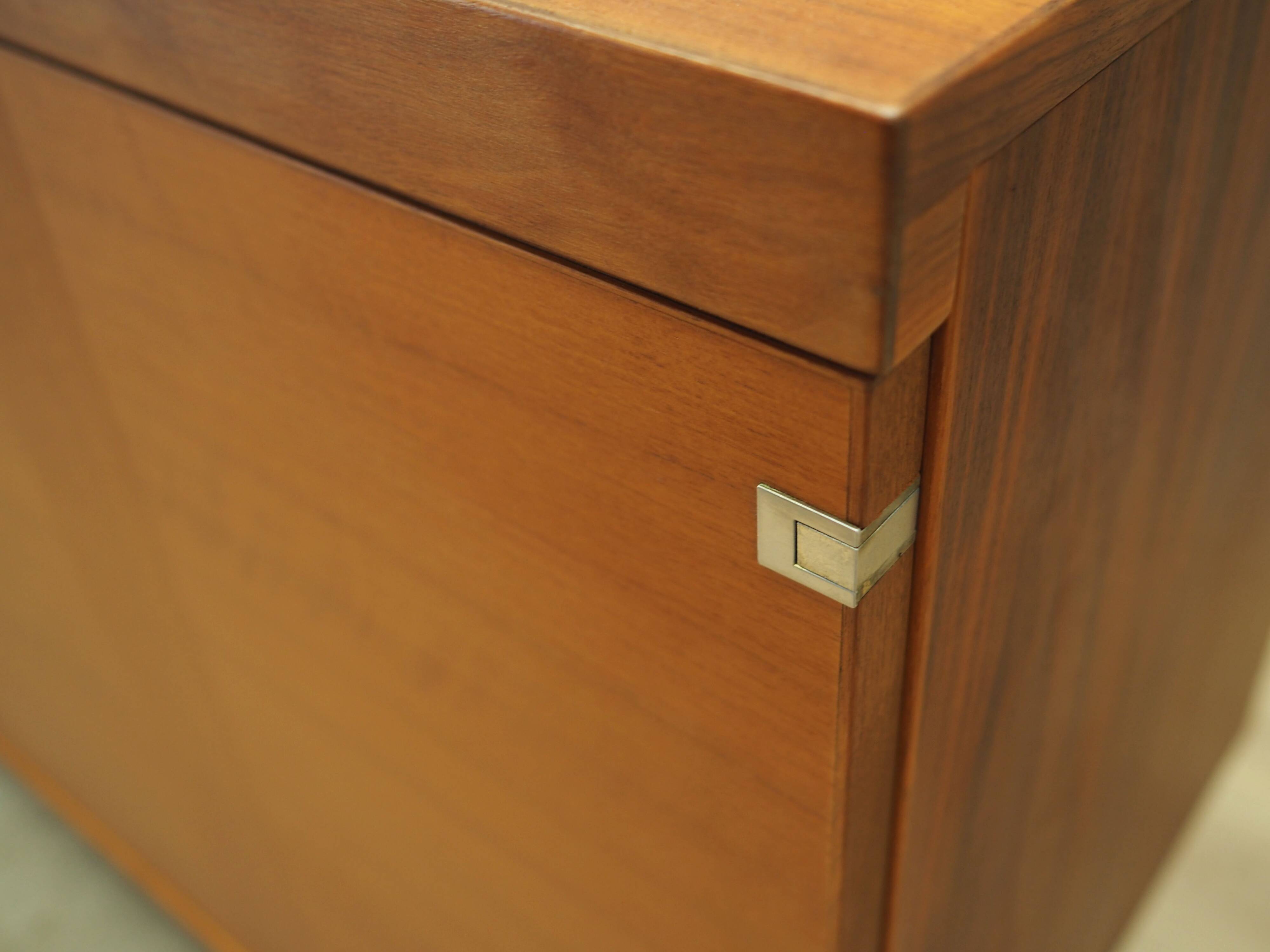 Teak cabinet, Danish design, 1980s, production: Denmark