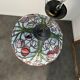 Suspension en verre cloisonné type Tiffany
