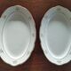 Raviers Villeroy & Boch Mettlach ivory and gold, model 7101