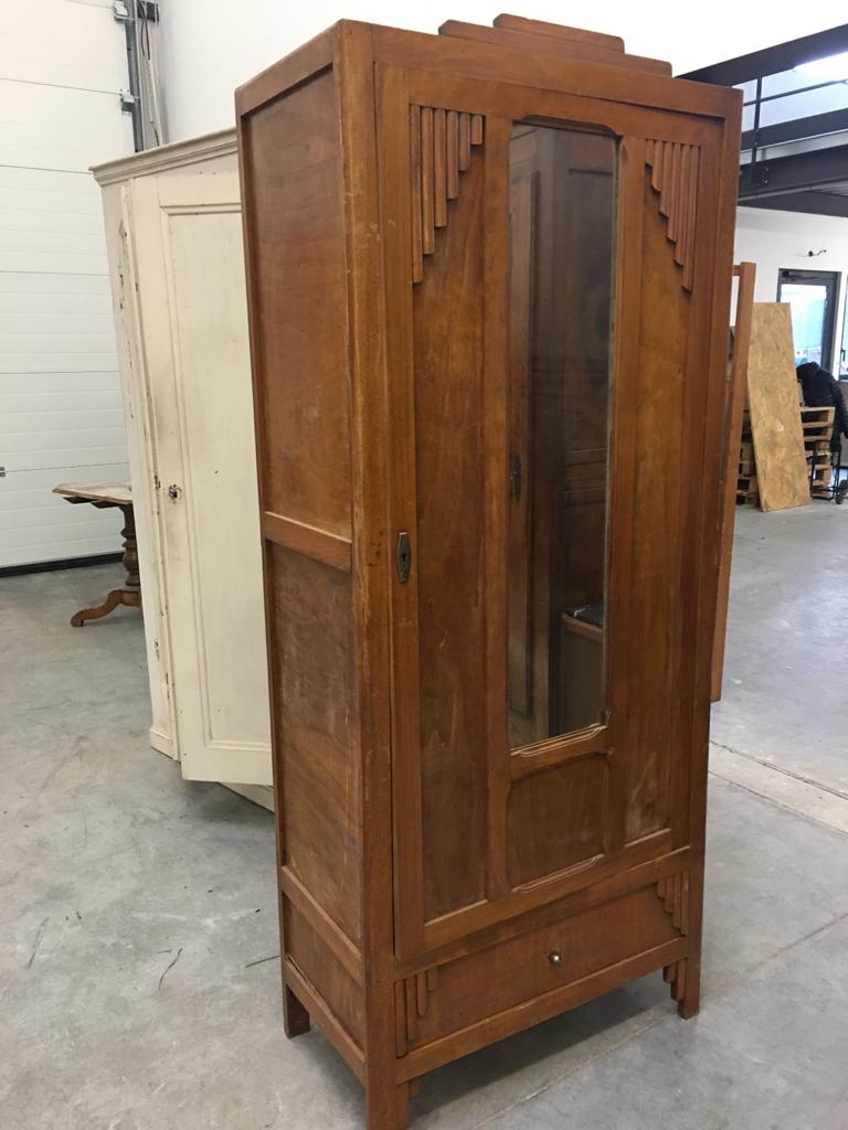 Vintage wooden wardrobe