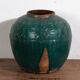 Small ancient emerald green vase (circa 1820) #12