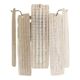 Simoeng “Listelli” Murano Glass Wall Sconce with Diamond Strips - Set 4