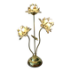 Vintage lotus flower lamp