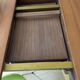 Extendable teak table