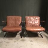 Pair of fabricius 'lobby' lounge chairs for arnold exclusive. 1970