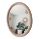 Vintage oval mirror from the 70s.