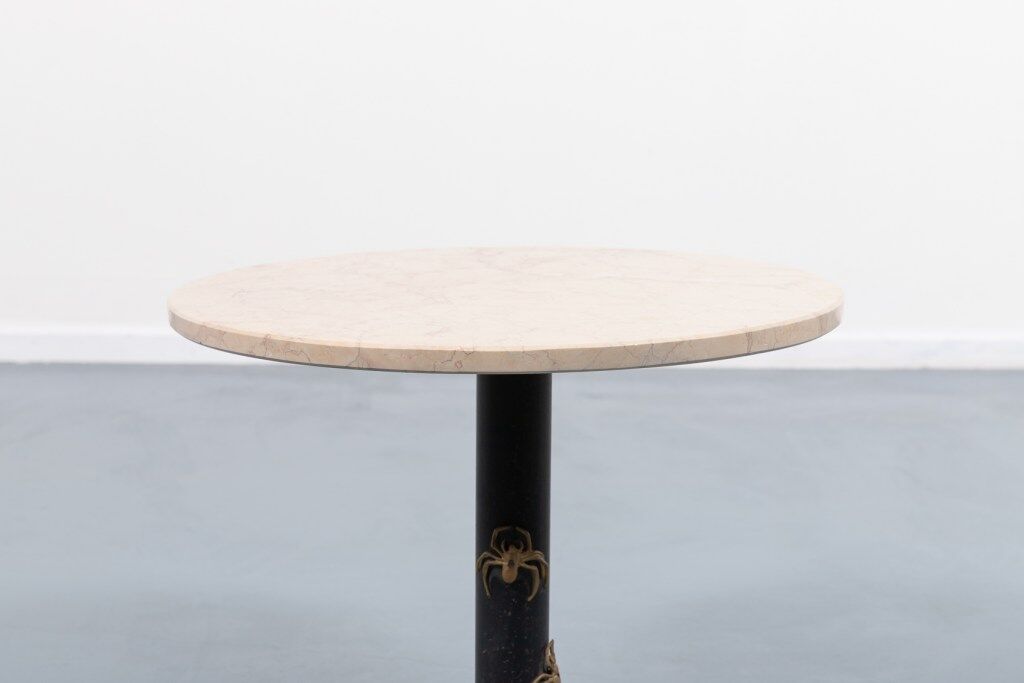 Unique Italian modern marble side table from the 1960s
