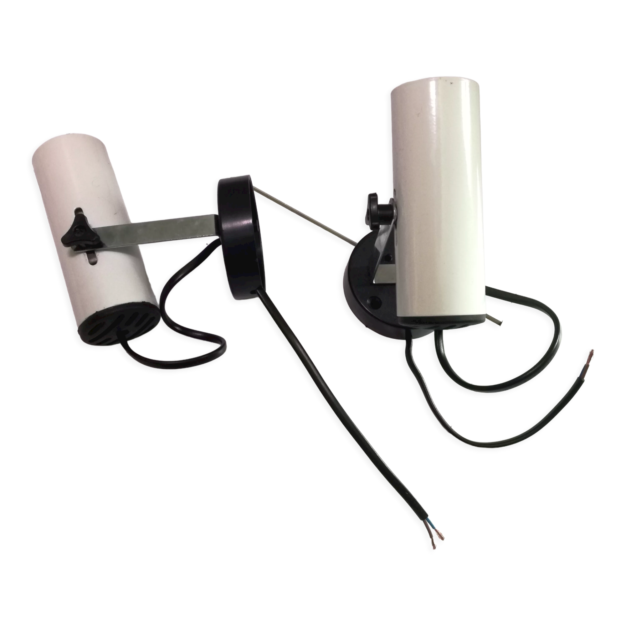 Pair of adjustable wall projectors 1970