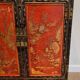 Lacquered Cabinet with Chinese Decorations, France, Art Deco, circa 1940