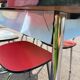 Vintage 70s Formica chair with table