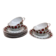 4 porcelain cups 1970