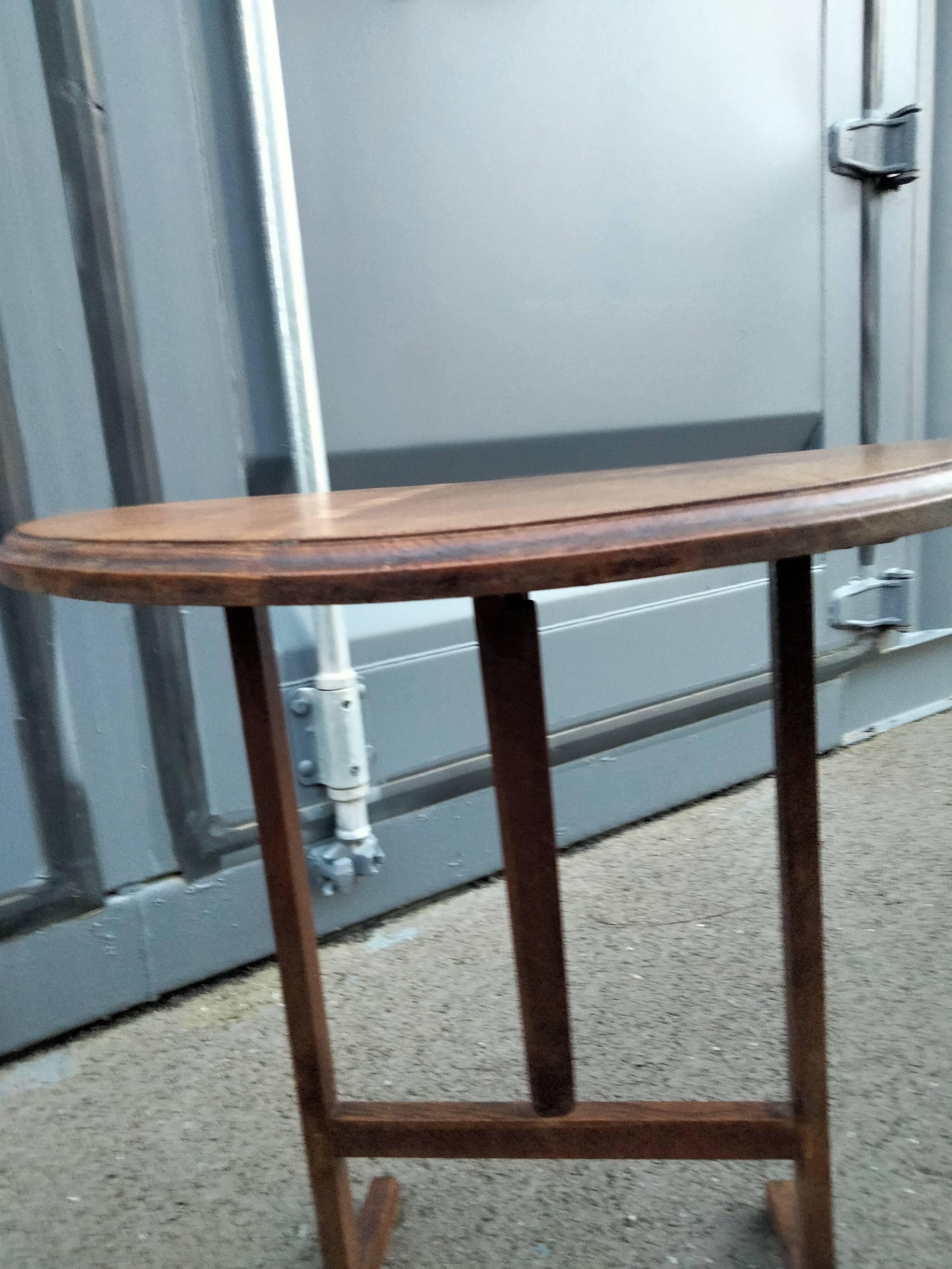 Pair of antique wooden bedside tables side table