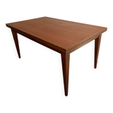 Table extensible en chêne, années 50