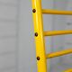 Adjustable seat chair. Circa 1980. Italy. Yellow lacquered steel.