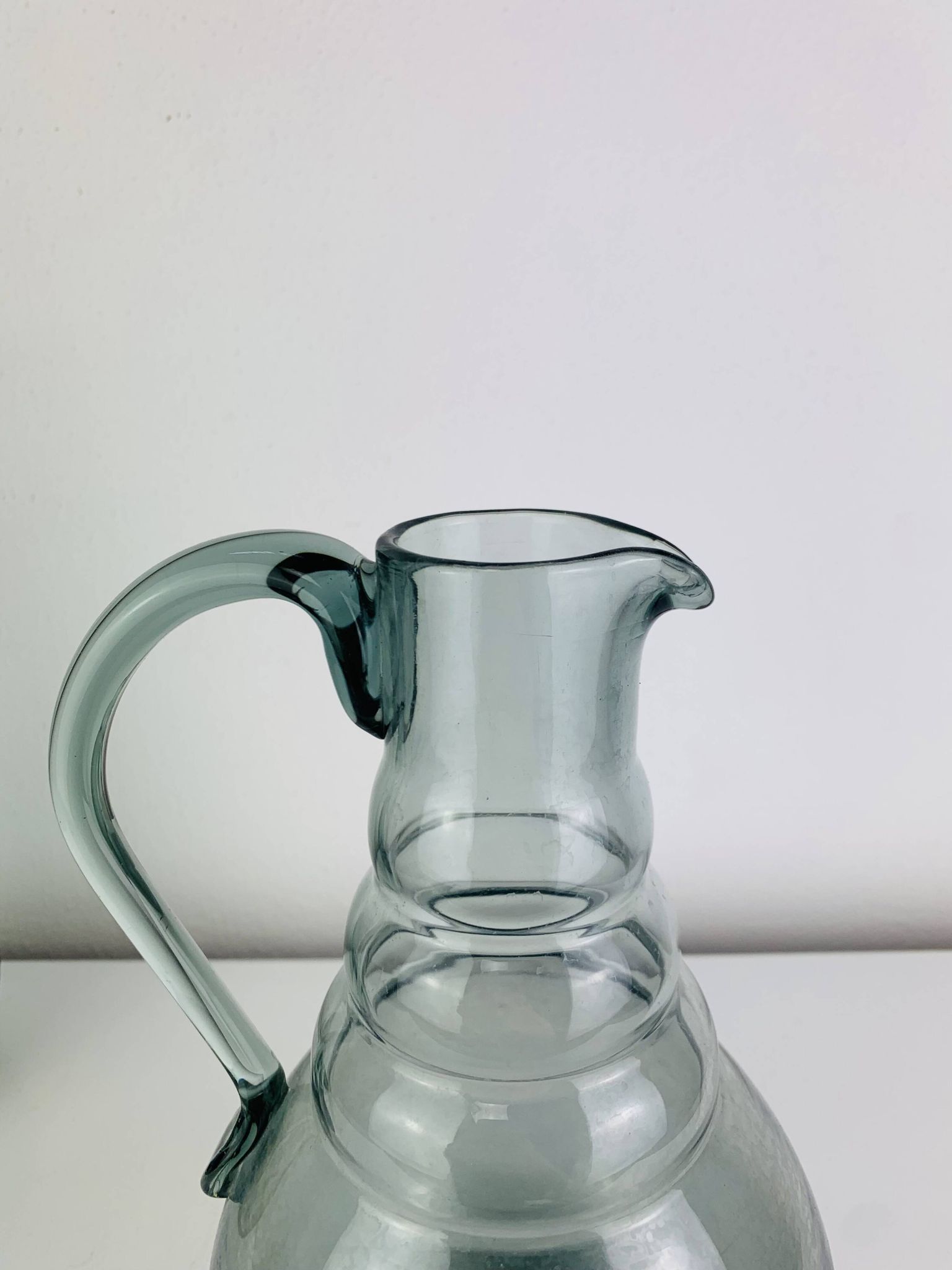 Pair of Daum Nancy carafes, Art Deco