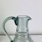 Pair of Daum Nancy carafes, Art Deco
