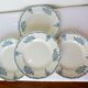 4 flat plates made of St Amand ironstone 220530