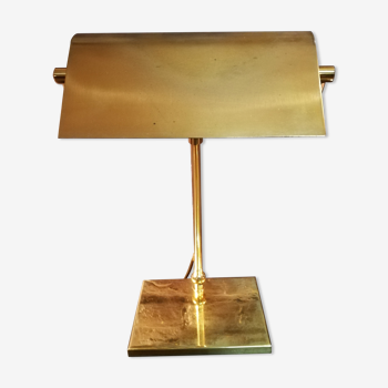 Brass desk lamp