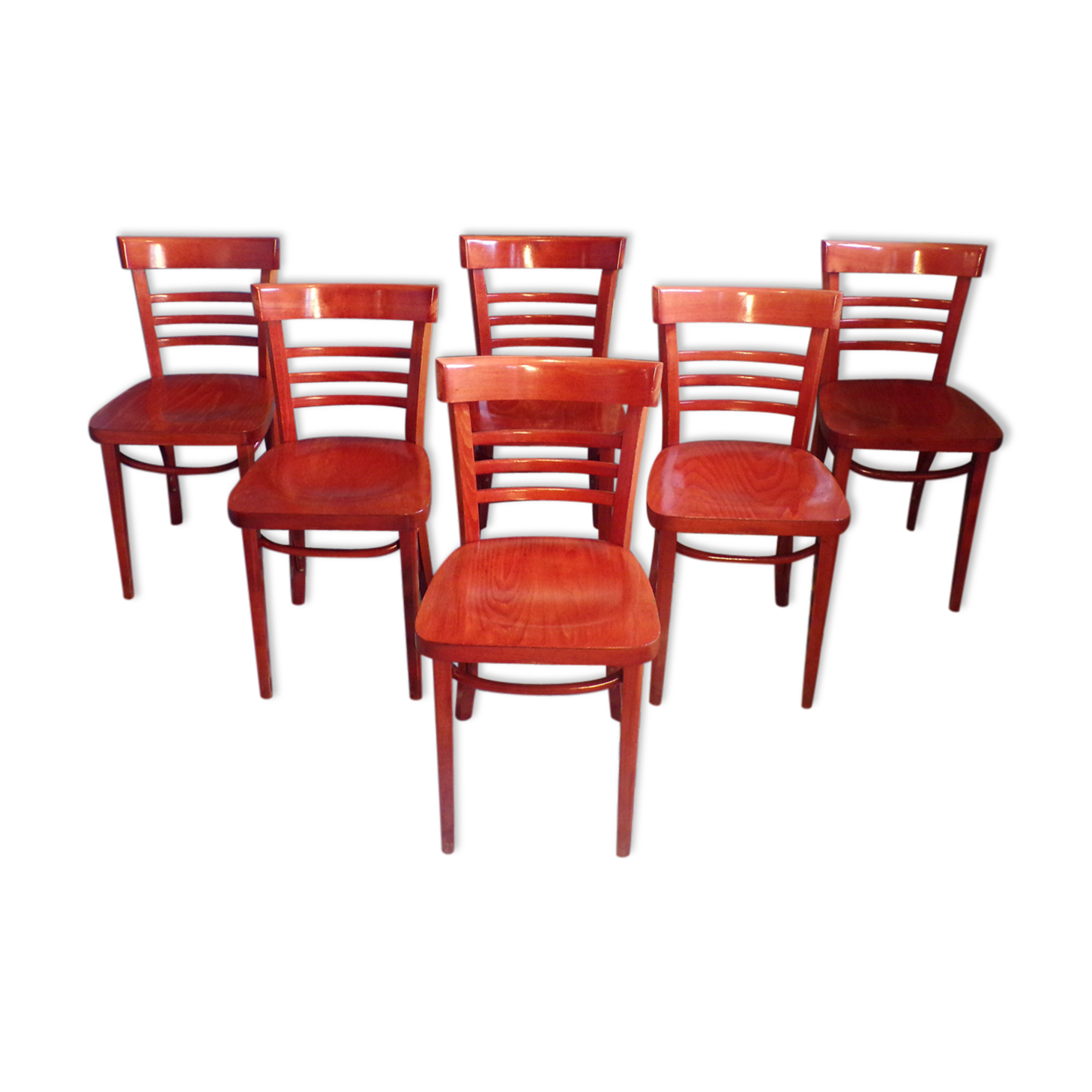 Lot 6 bistro chairs
