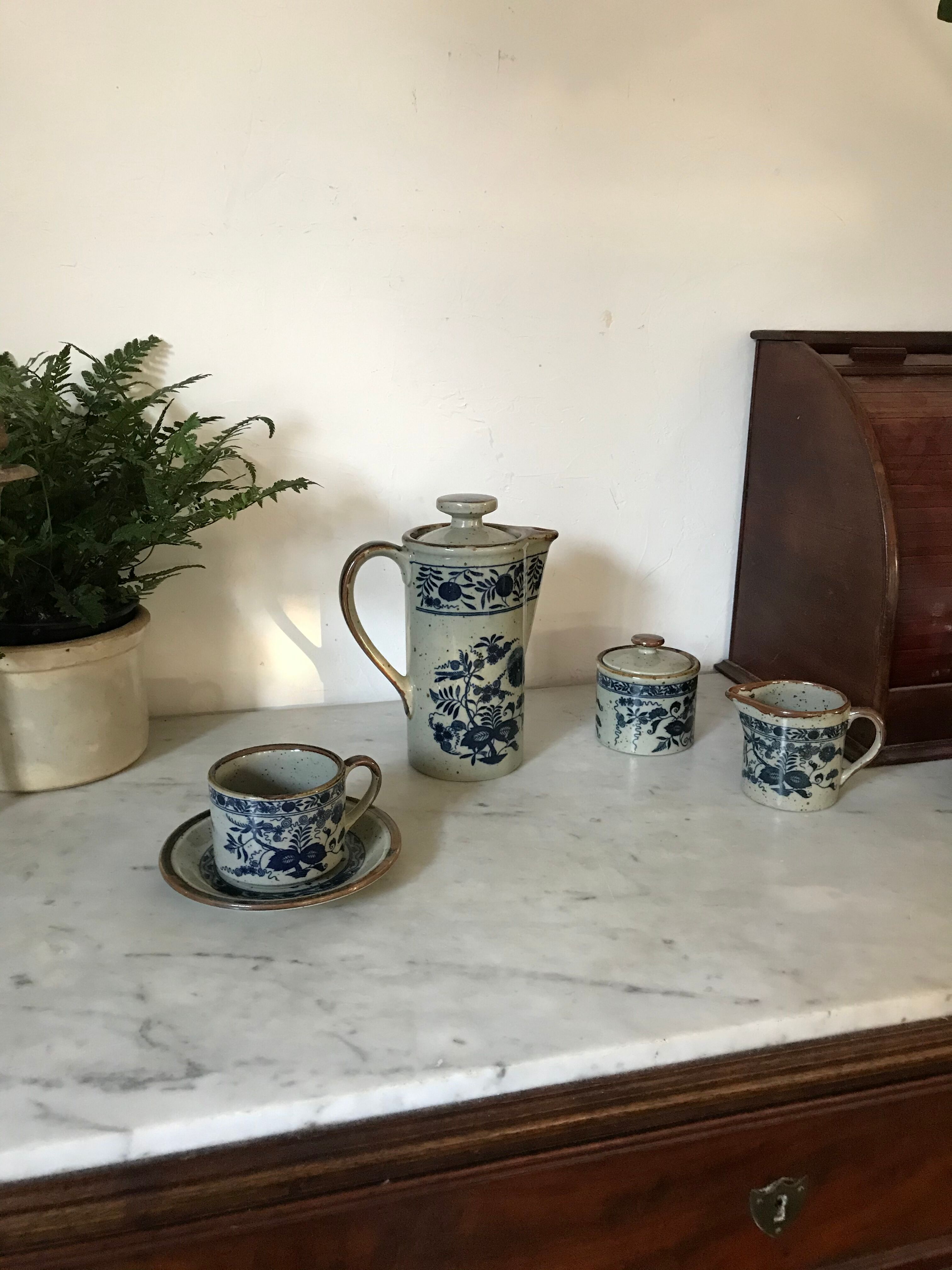 Vintage sandstone coffee maker