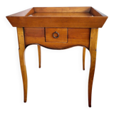 Bijzettafel of butlertafel, kersenhout, Frankrijk