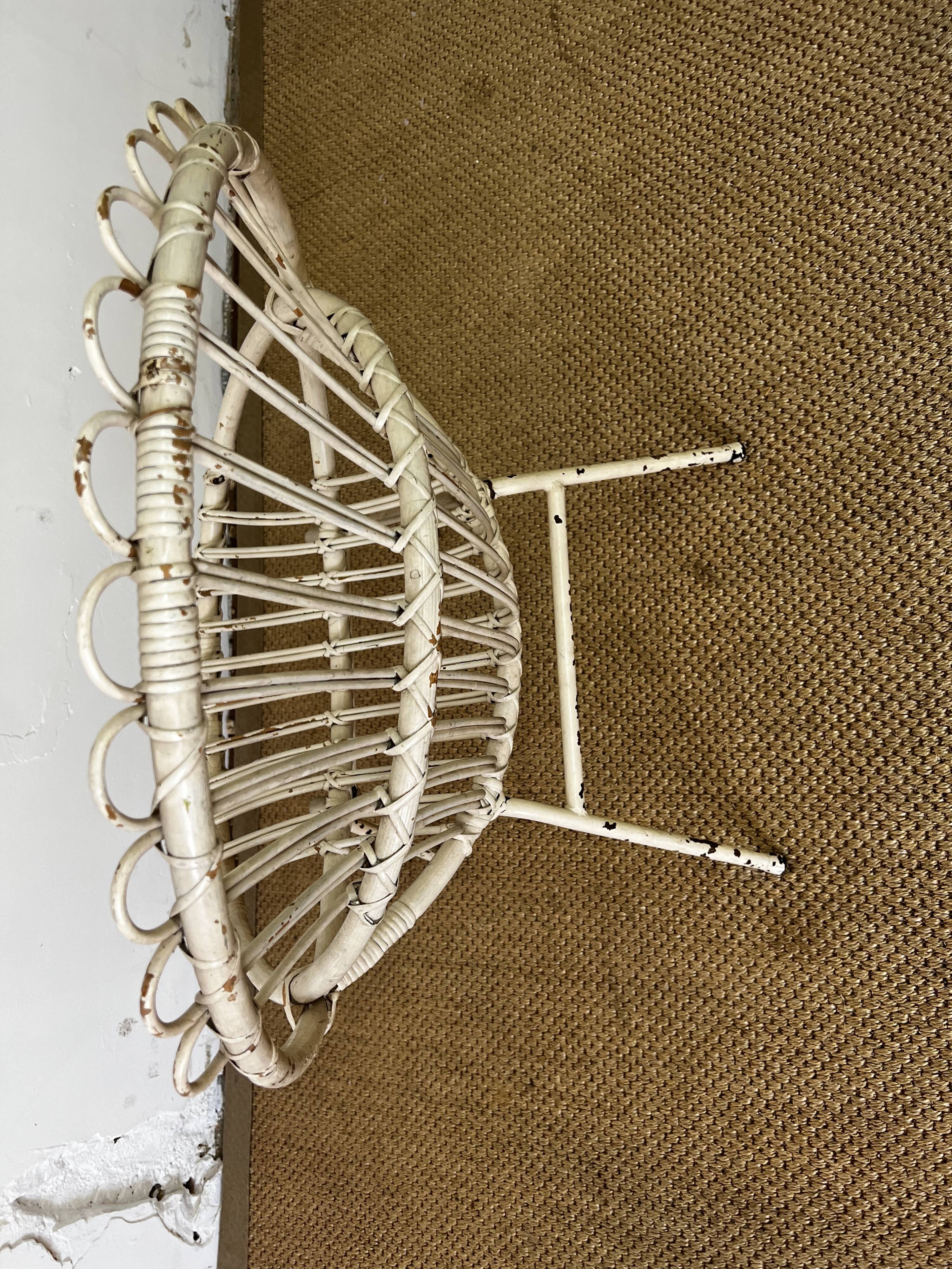 Rattan armchair child