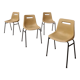 4 chaises Grosfillex vintage