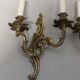 Pair of Louis XV style gilded bronze appliques