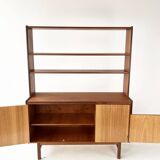Teak bookcase/desk