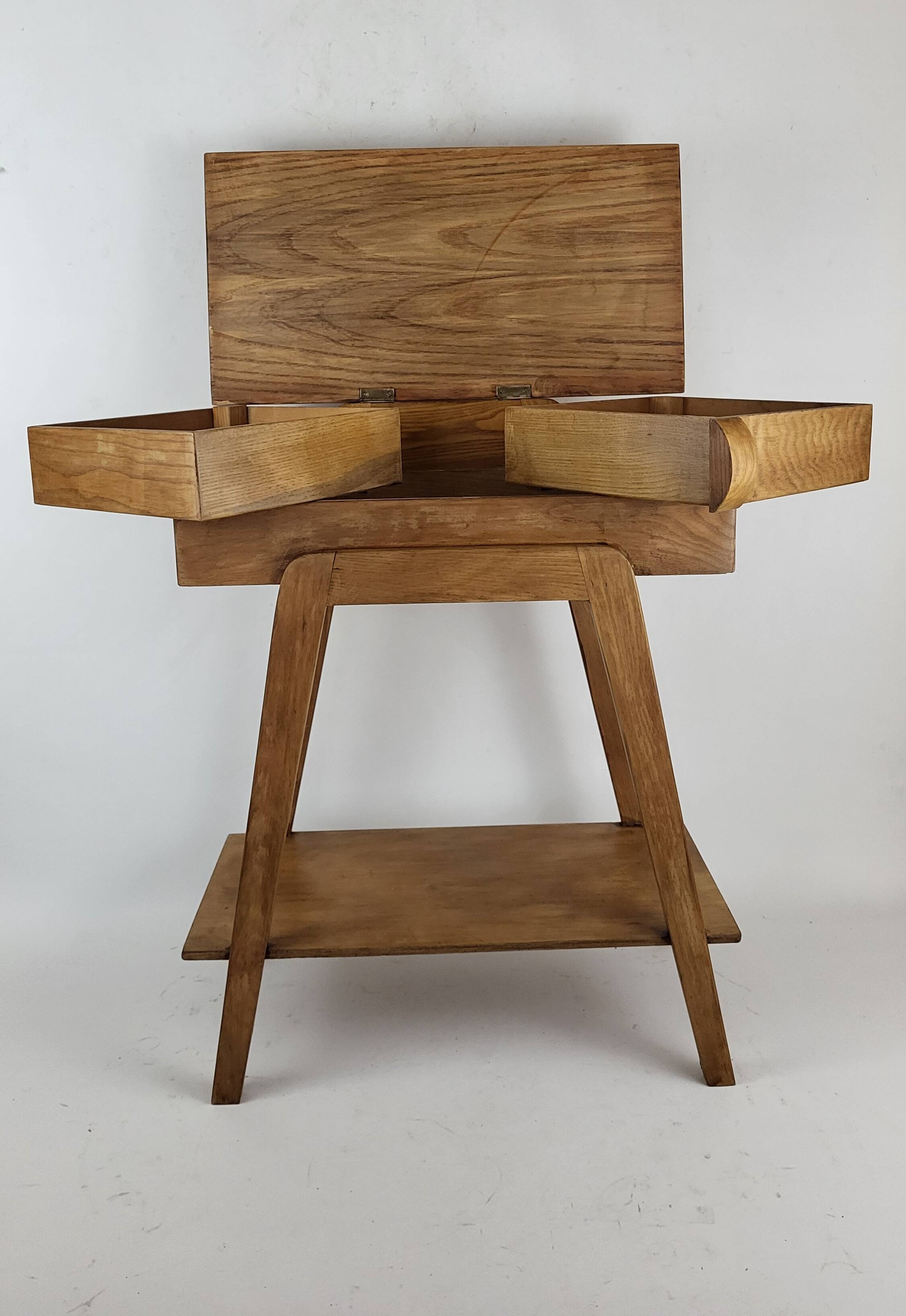 Vintage worker compass feet