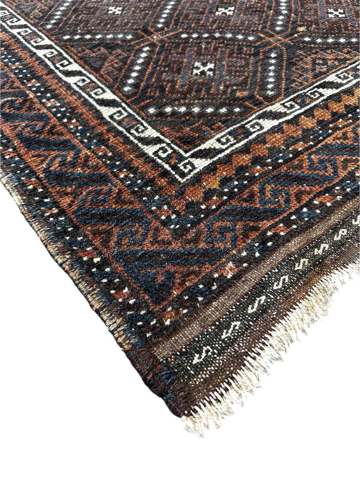 Handmade Afghan rug 155cm x 95cm