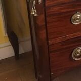 Commode en acajou époque transition estampillée D L Ancellet et poinçon de jurande