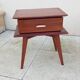 Paire de chevet vintage scandinave pieds compas
