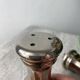 Silver-plated salt and pepper shakers